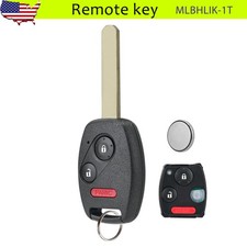 For Honda Cr-v Crv 2007 2008 2009 2010 2011 2012 2013 Remote Key Fob Mlbhlik-1t
