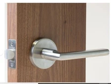 Linnea Marine Grade 316 Stainless Steel LL148 Passage Door Lever Set with Round
