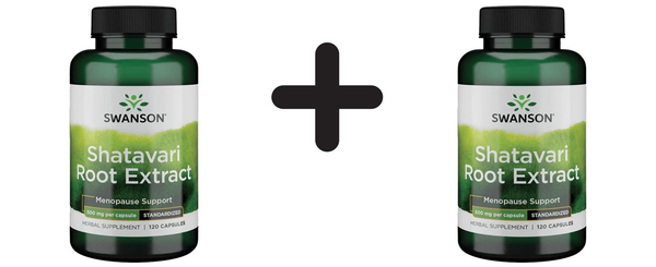 2 X Swanson Shatavari Ayurvedic Female Rejuvenator, 500Mg - 120 (149,96 Eur/Kg)-image