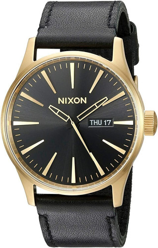 Nixon Sentry Leather A105 Men’s Watch (42mm Watch Face/ 23mm Leather Band) - Picture 1 of 24