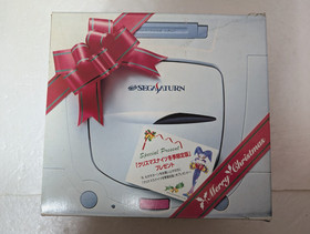 Sega Saturn WHITE  Console HST-0014 Power Memory Christmas Nights Japan Box