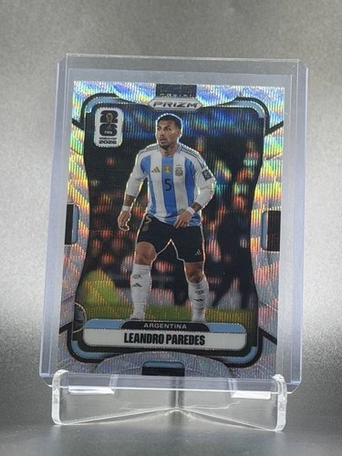 2026 Panini Prizm FIFA World Cup #7 Leandro Paredes Wave