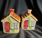 Vintage Shawnee Pottery Cottage House Salt & Pepper Shakers
