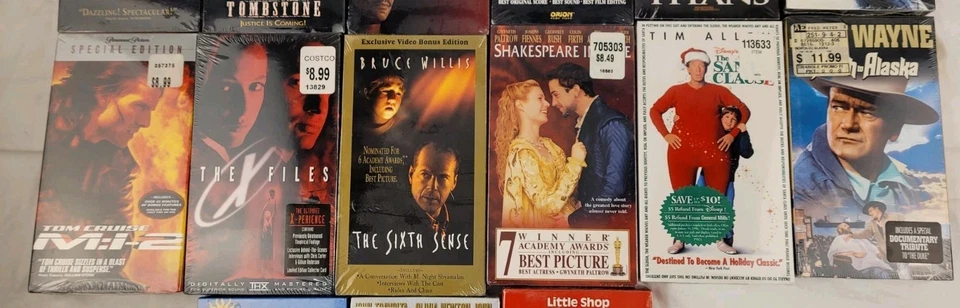 Lot of 21 New Sealed VHS Tapes Forrest Gump Titanic Dances Wolves Tombstone More - Image 4 of 4
