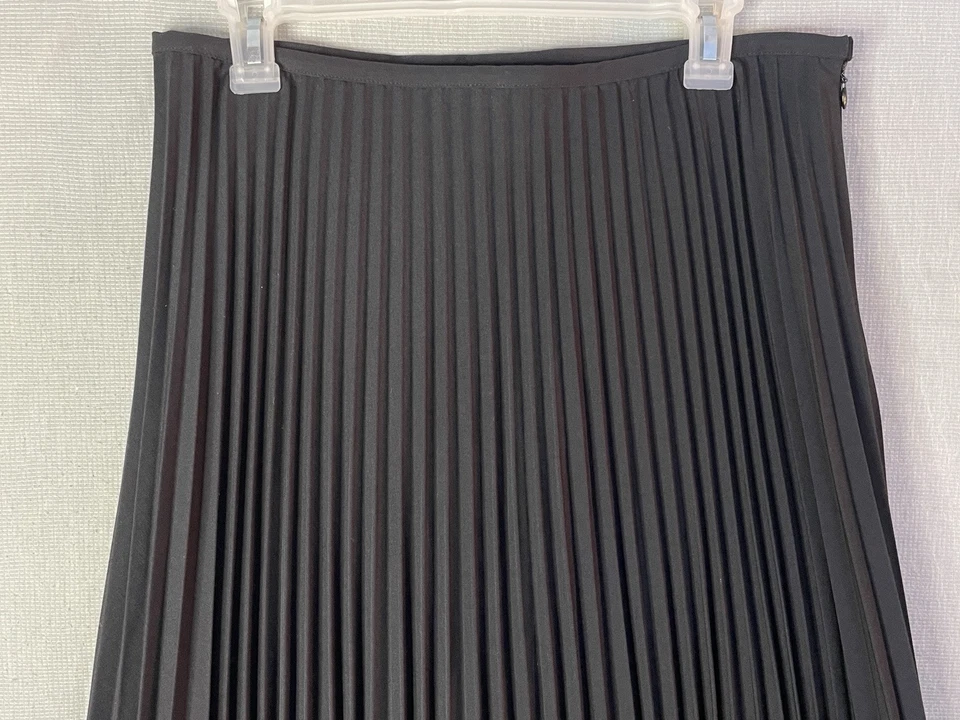 Apostrophe Stretch Pleated Skirt Size 12 Small Pleat with Lace Hem - Image 2 of 4