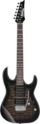 Ibanez GRX70QA RG Gio Electric Guitar - Transparent Black Sunburst