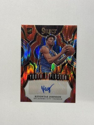 2023 Select #YE-JHN Keyontae Johnson Youth Explosion Signatures Red Flash /49
