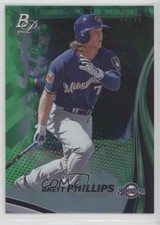 2017 Bowman Platinum Top Prospects Green /99 Brett Phillips #TP-BP q2s