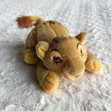 Vintage The Lion King Simba Plush Stuffed Animal 8  Disney Store 90s Baby Cub