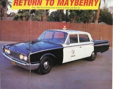 1960 FORD POLICE SEDAN 3 PG COLOR Article