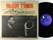 McCoy Tyner - Cosmos 2xLP - Blue Note Stereo VG+ Autograph