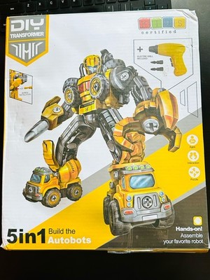 5-in-1 Build The Autobots Building Robot Toys DIY Transformer TOY* NEW