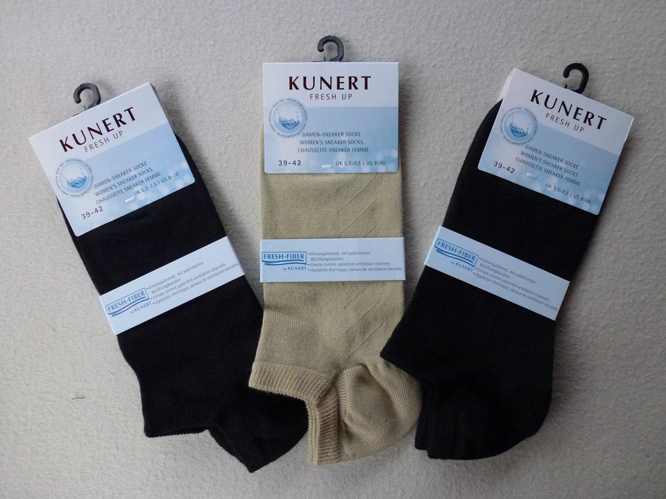 KUNERT Damen Sneaker Socken FRESH UP 62% CO Komfortferse druckfreier Bund - Bild 1 von 1