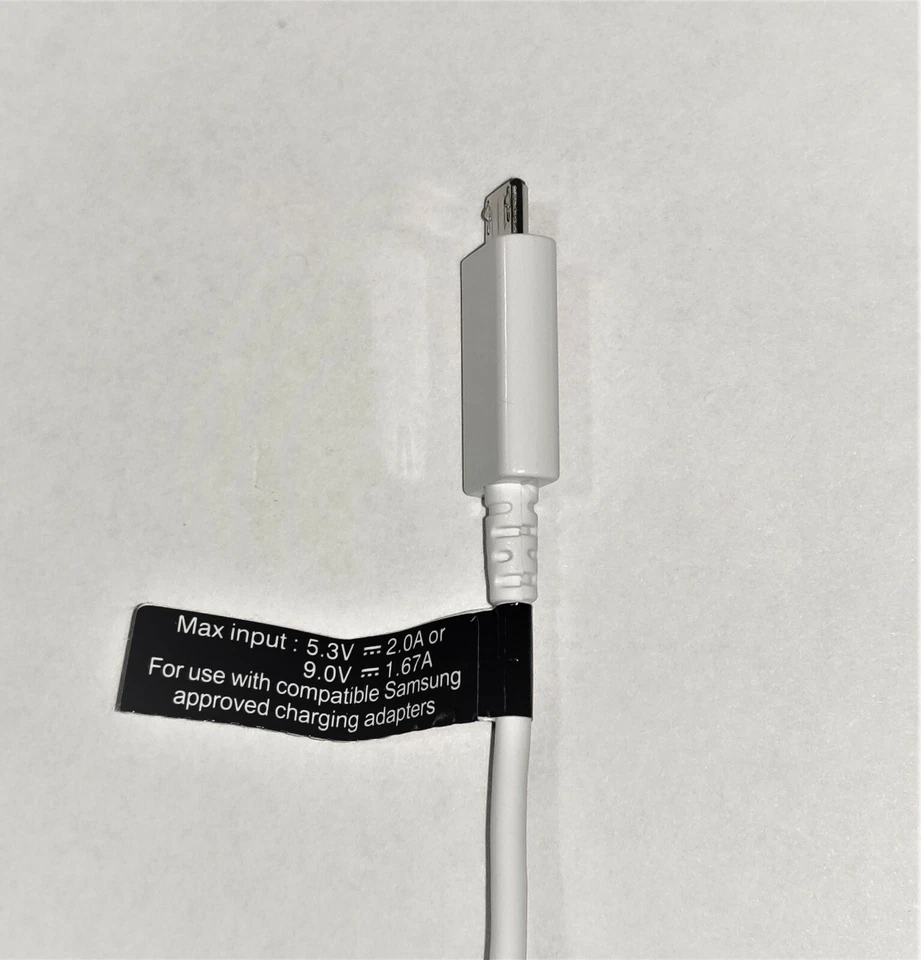 OEM Samsung Galaxy Fast Charger Micro USB Cable Data Cord For Android Smartphone - Image 4 of 4