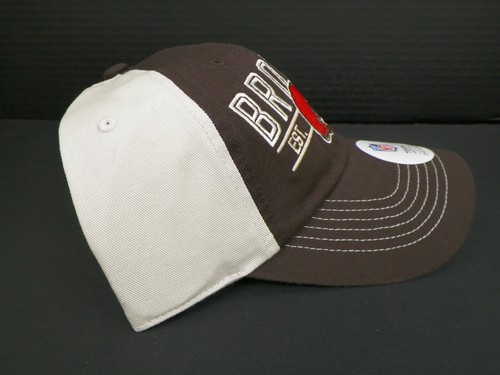NFL Team Cleveland Browns Tan Embroidered Logo Adjustable Cap Hat - Picture 4 of 4