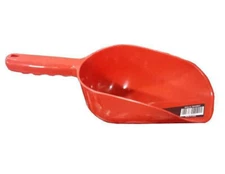 Little Giant Plastic Feed Scoop RED Feed Horse Cattle Goat Stable Barn 5 pint