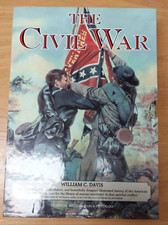 The Civil War book set of 3 in sleeve William C. Davis Commanders Battlefields