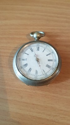 Montre Gousset Ancienne Mécanique Argentée - Période 1900-1919, Ne Fonctionne Pas