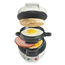 Proctor Silex 25479 Breakfast Sandwich Maker - White