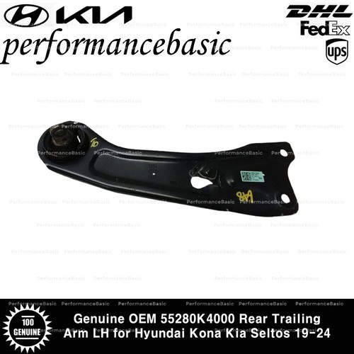 Genuine OEM 55280K4000 Rear Trailing Arm RH for Hyundai Kona Kia Seltos 19-24 - Picture 2 of 5