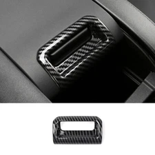 For Toyota Highlander 20-23 Carbon Fiber Style Console Armrest Box Handle Cover