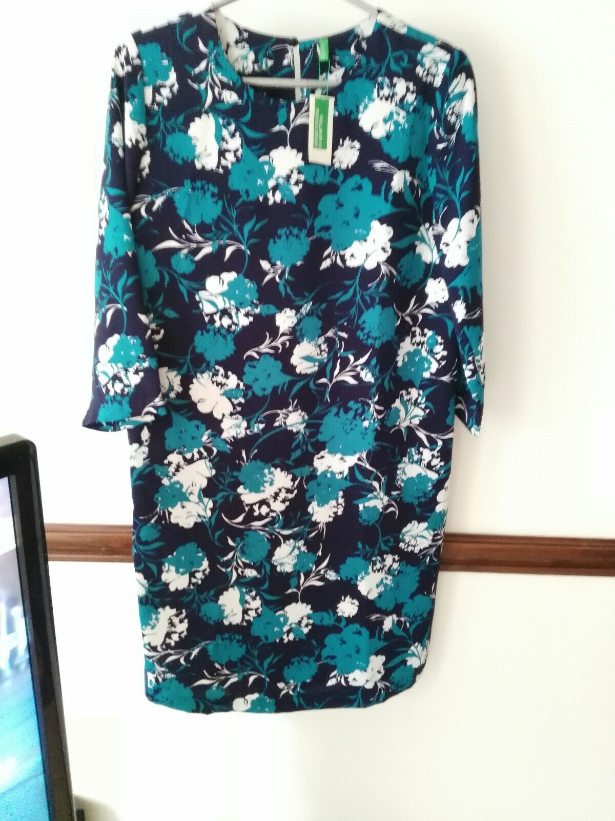 LADIES CLASSIC DRESS BY UNITED COLOUR S OF BENETTON SIZE XS RRP £40