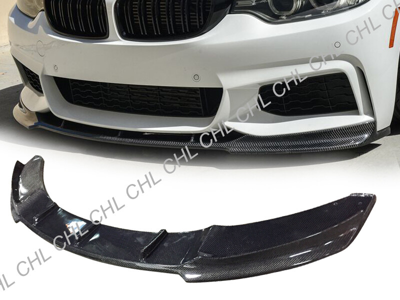 BMW F32 F33 F36 Mスポーツ フロントリップ 420i 428i V Style Carbon Fiber Front Lip For 14-18 BMW F32 F33 F36 M