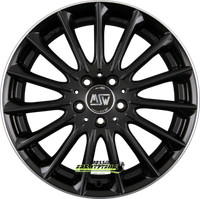 4X MSW MSW 30 Gloss Black Diamond Lip 8.5X20 ET40 - LK5/112 ML73.1 Felge Alu