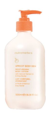 Nutrimetics Apricot Body Dew Family Size 500ml RRP $56