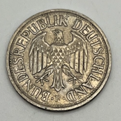 1960 F Germany 1 Deutsche Mark KM#110 Copper-Nickel West Germany