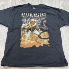 Garth Brooks 2014 World Tour Concert T-Shirt Men's XL Black