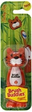 Brush Buddies Toothy Toby Toothbrush, BPA Free, Battery Powered, Multicolor