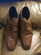 To Boot New York ADAM DERRICK brown SIZE 7.5 mens Made in Italy  leather shoes 