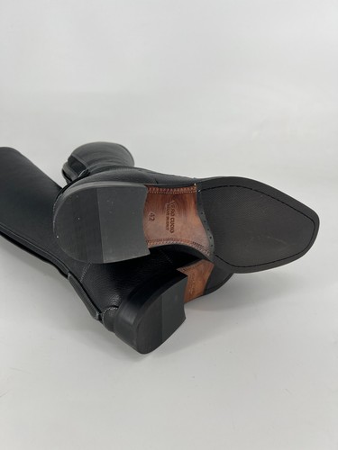 DeNiro Salentino Black Regal Black Riding Boots - 42 SM XS - UK 8 - Picture 4 of 5