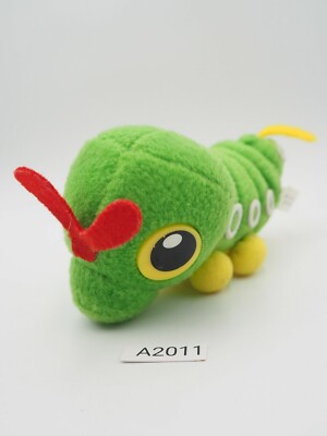 Caterpie A2011 Pokemon Bandai Friends 1998 MISSING PART Plush 5'' Toy Doll Japan