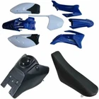 Blue Plastic Fairing Fender+Seat+Fuel Tank For YAMAHA TTR110 125cc 140cc 150cc