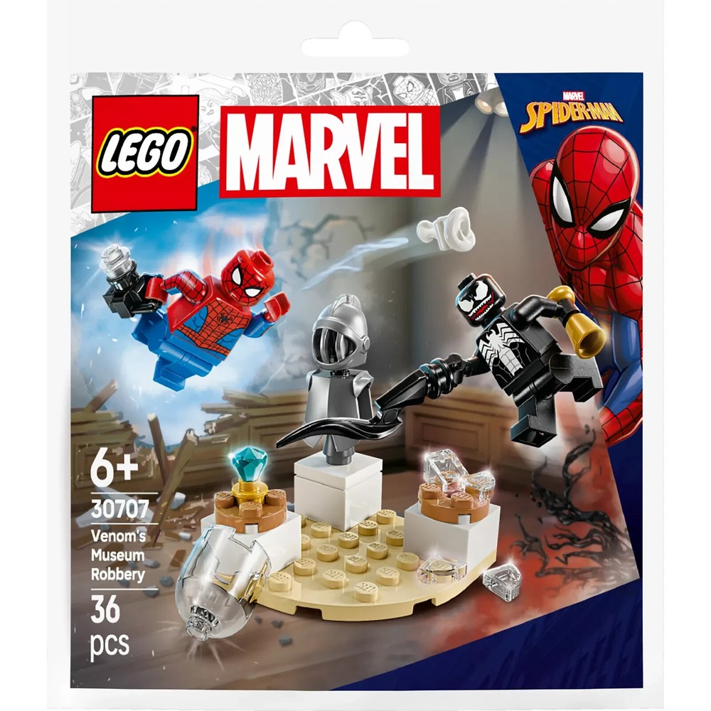 Lego Marvel Venom Museum Robbery 30707 New Sealed 2025 Set