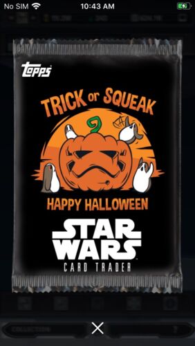 Topps Star Wars Digital Card Trader Halloween 2018 Pack Art Insert - Picture 1 of 1