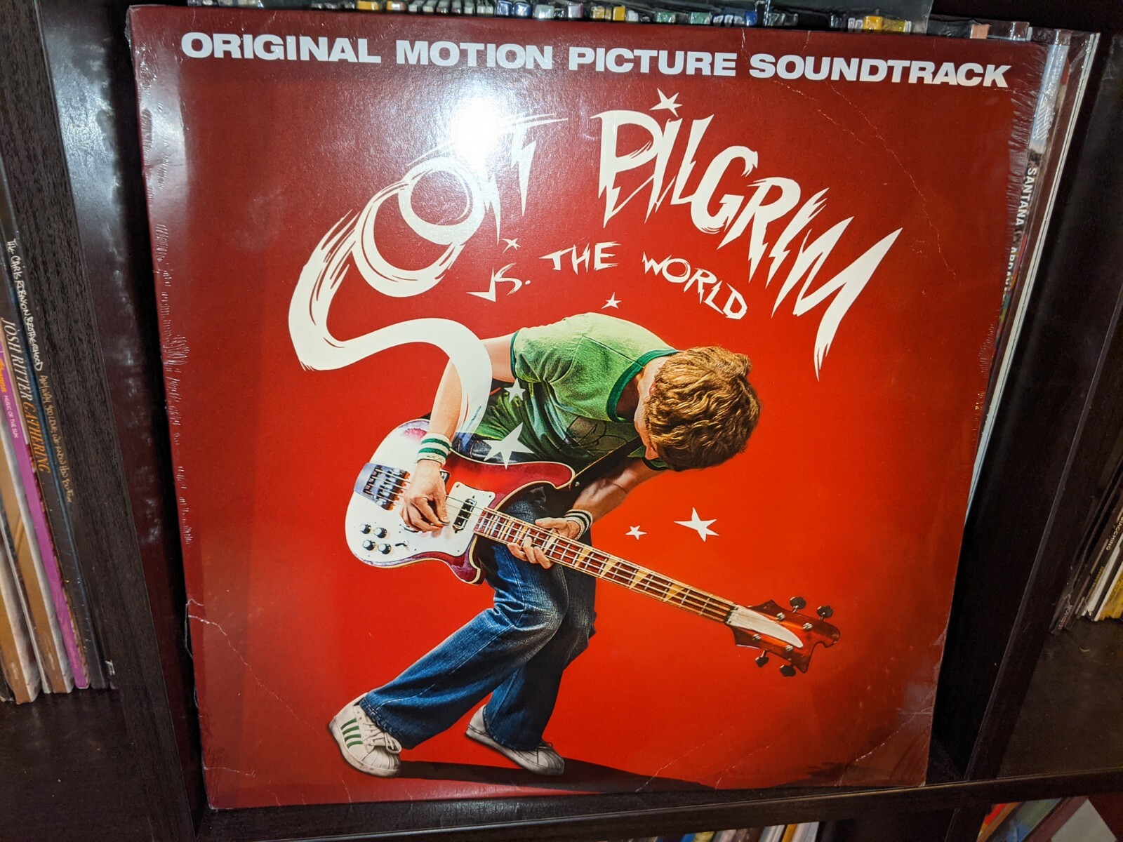 Оригинальный саундтрек к виниловой пластинке Scott Pilgrim Vs. The World, окрашенной В КРАСНЫЙ ЦВЕТ!