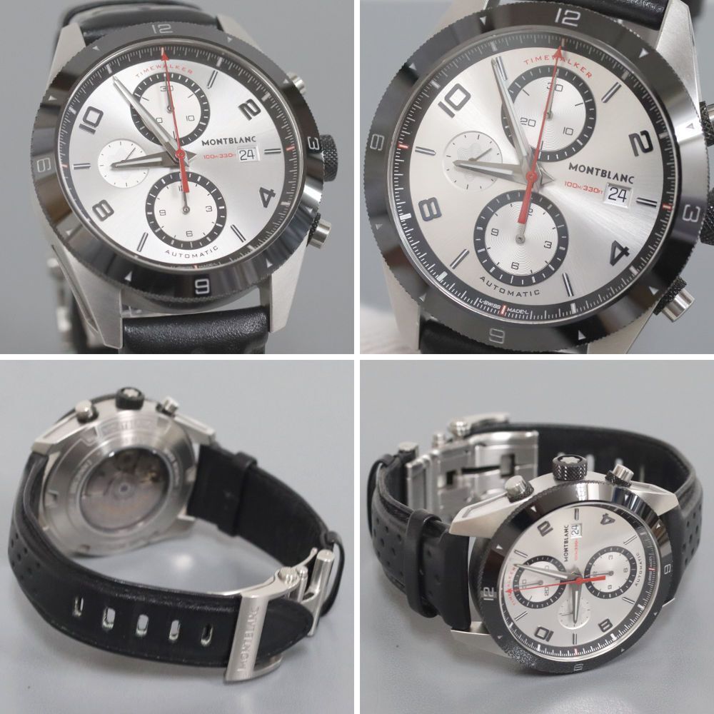 シ*田様 montblanc time walker 116100 MONTBLANC Time Walker Chronograph 116100 Men's Automatic