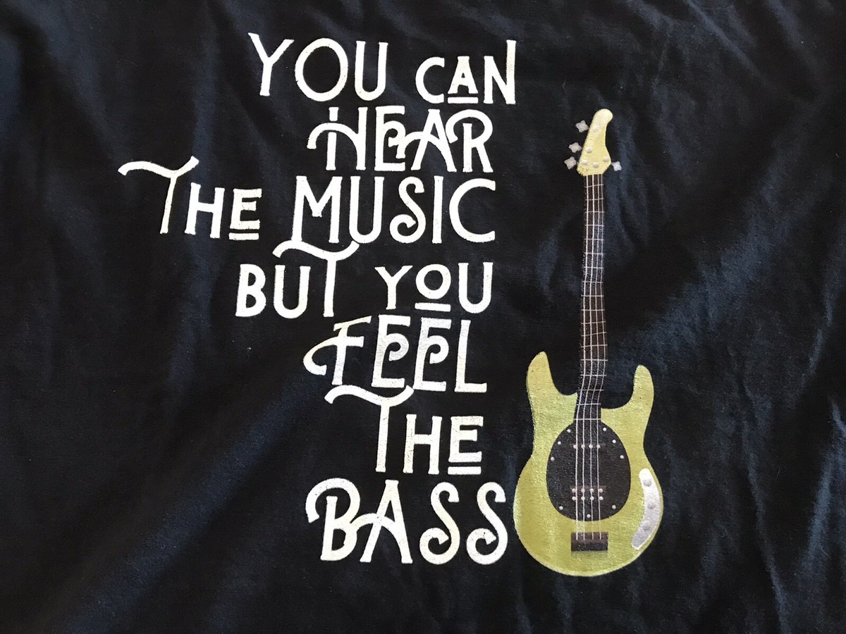 You can hear the music but feel the Bass