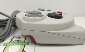 3D Multi Controller Pad White HSS-0137 w/Box NiGHTS Tested Sega Saturn SS 0612H