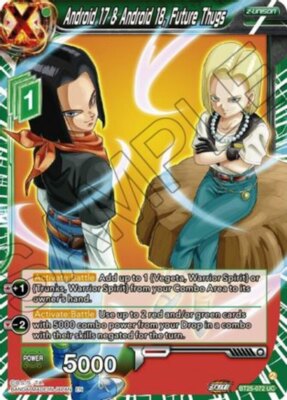 NM-Mint DBS:M Android 17 & Android 18, Future Thugs - BT25-072