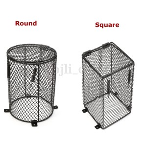heat lamp on mesh