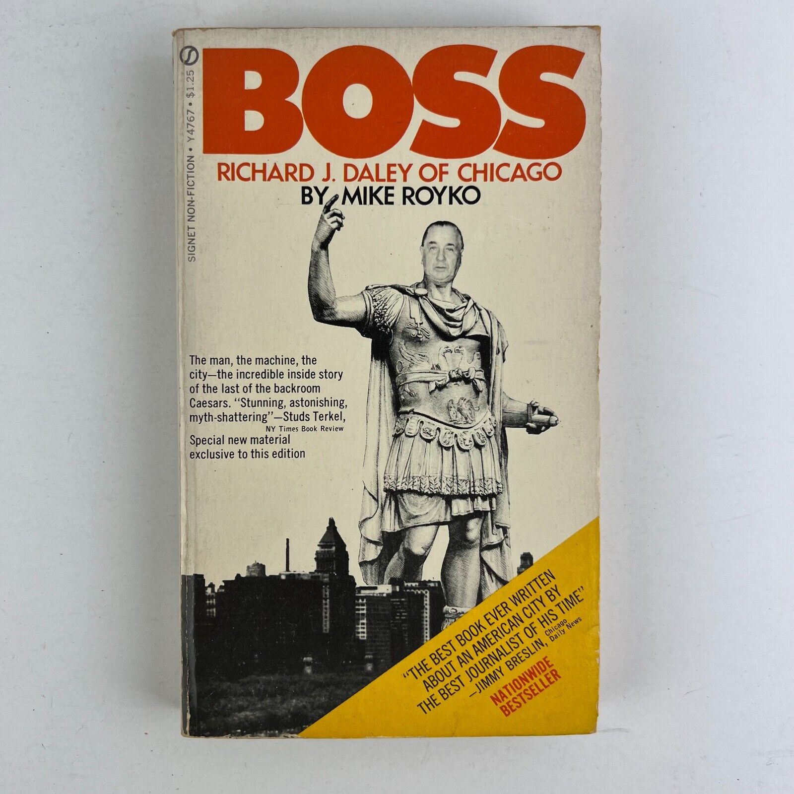 røg effektivitet værdi Boss: Richard J Daley of Chicago Mass Market Paperback by Mike Royko | eBay