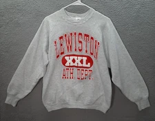 Vintage Fruit Of The Loom Sweatshirt Adult Large Gray Crewneck Grunge University