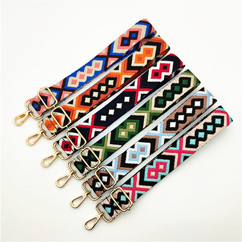 Adjustable Bag Belt Bag Accessories Wide Bag Belt Ethnic Style Bag Belt Casual