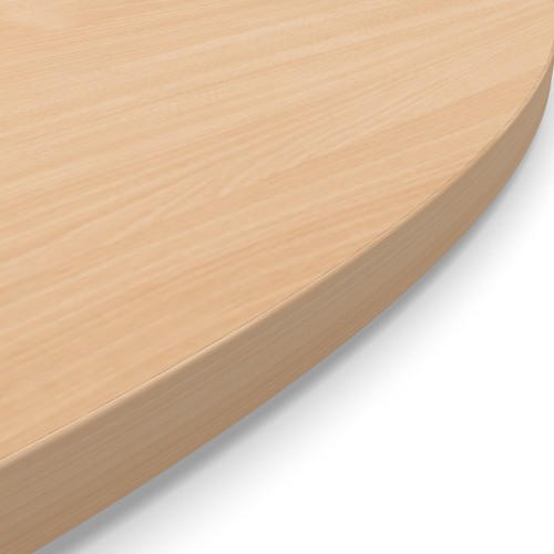 Decoración aglomerado 28 mm tablero redondo haya madera placa mesa de comedor mesa de centro - Imagen 5 de 5
