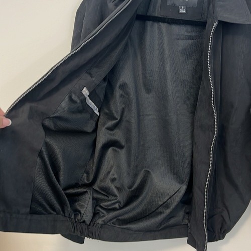 London Fog Men's Black Auburn Zip Front Lightweight Golf Jacket S - Picture 9 of 16