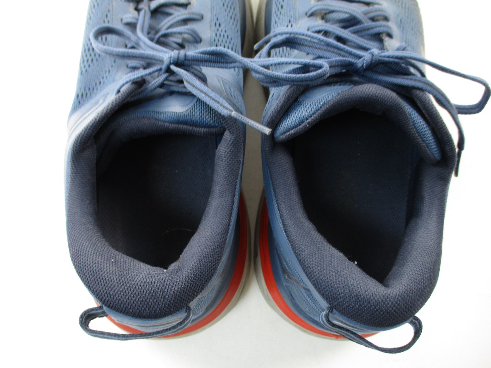 Hoka One One Bondi 7 Running Shoes Sneakers Blue Lace Up Size 10 EE thumbnail 8